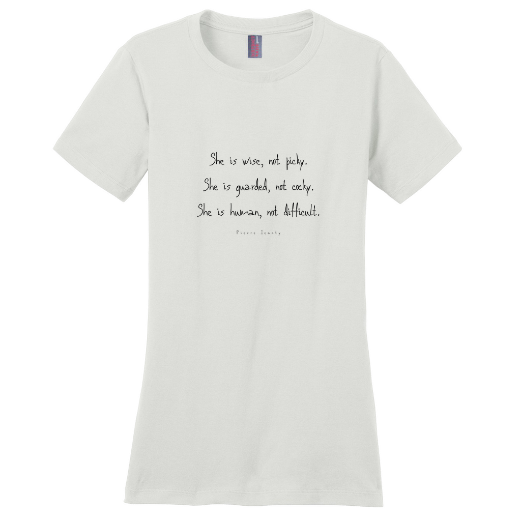 She is... (White - Crew Neck Tee)