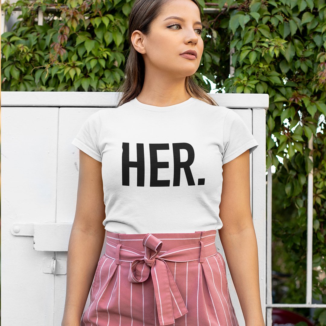 HER (White - Crew Neck Tee)