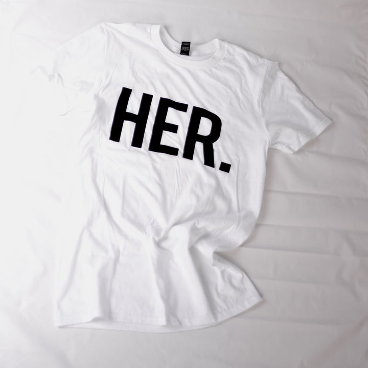 HER (White - Crew Neck Tee)