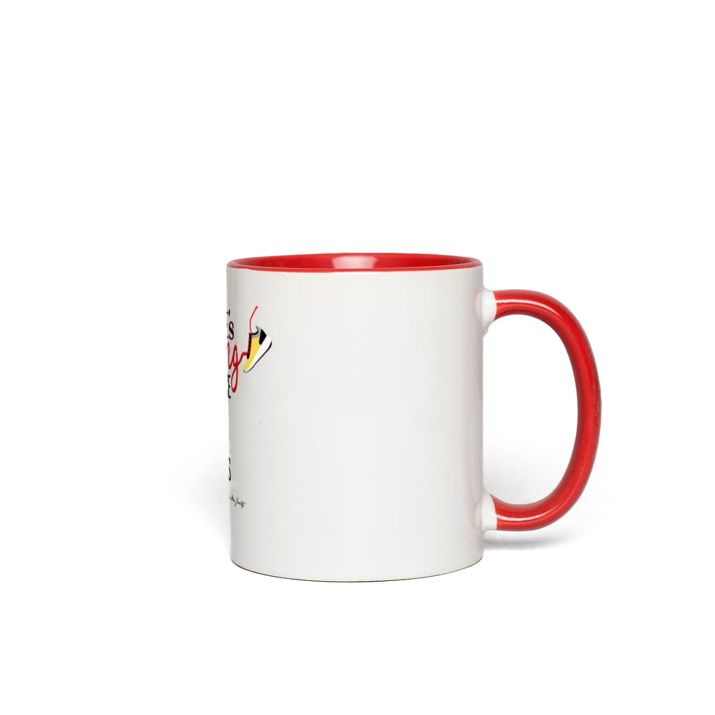 What She's Chasing (Accent Mug)