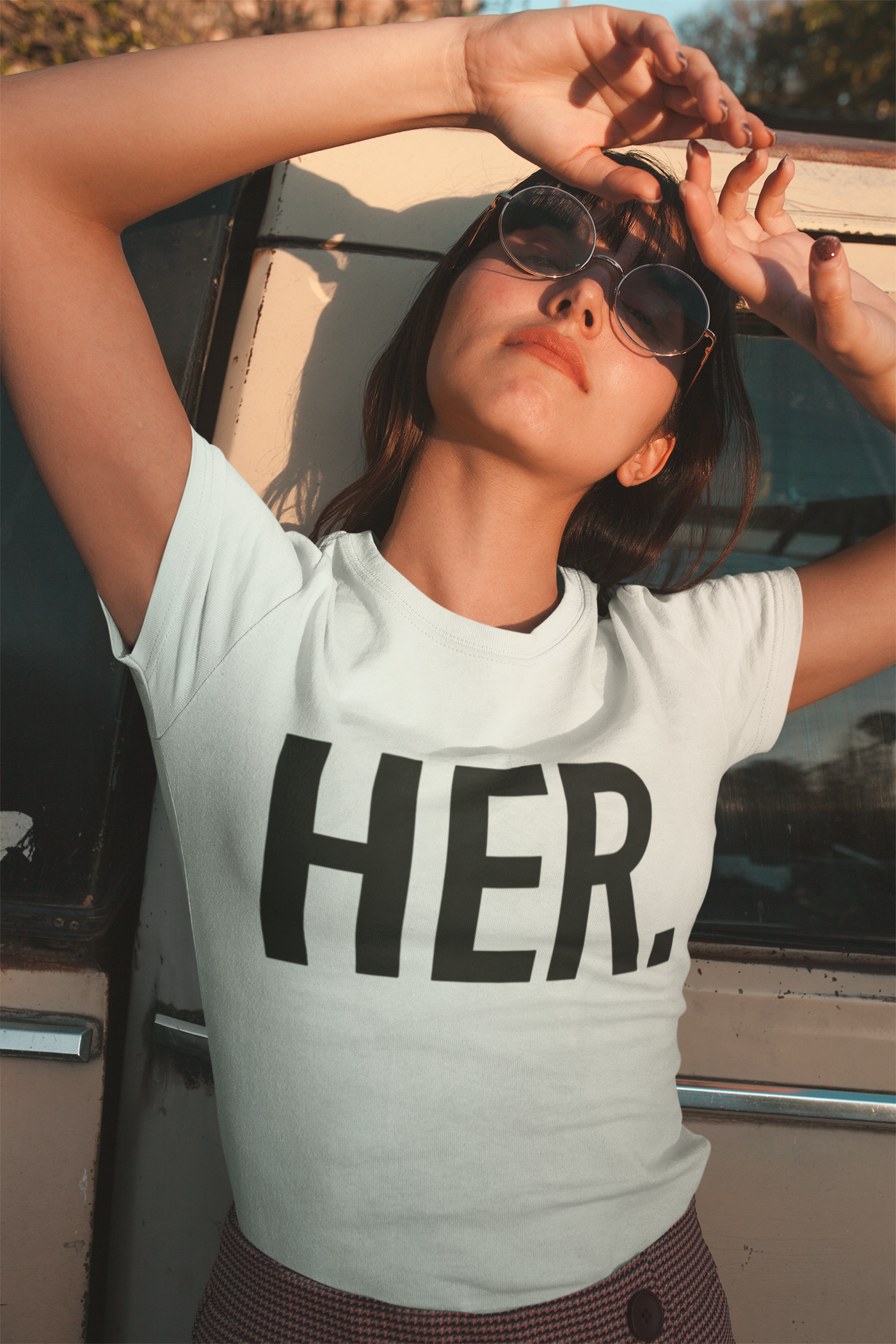 HER (White - Crew Neck Tee)