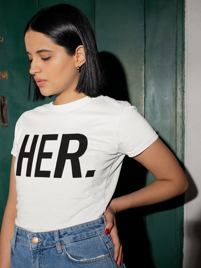 HER (White - Crew Neck Tee)